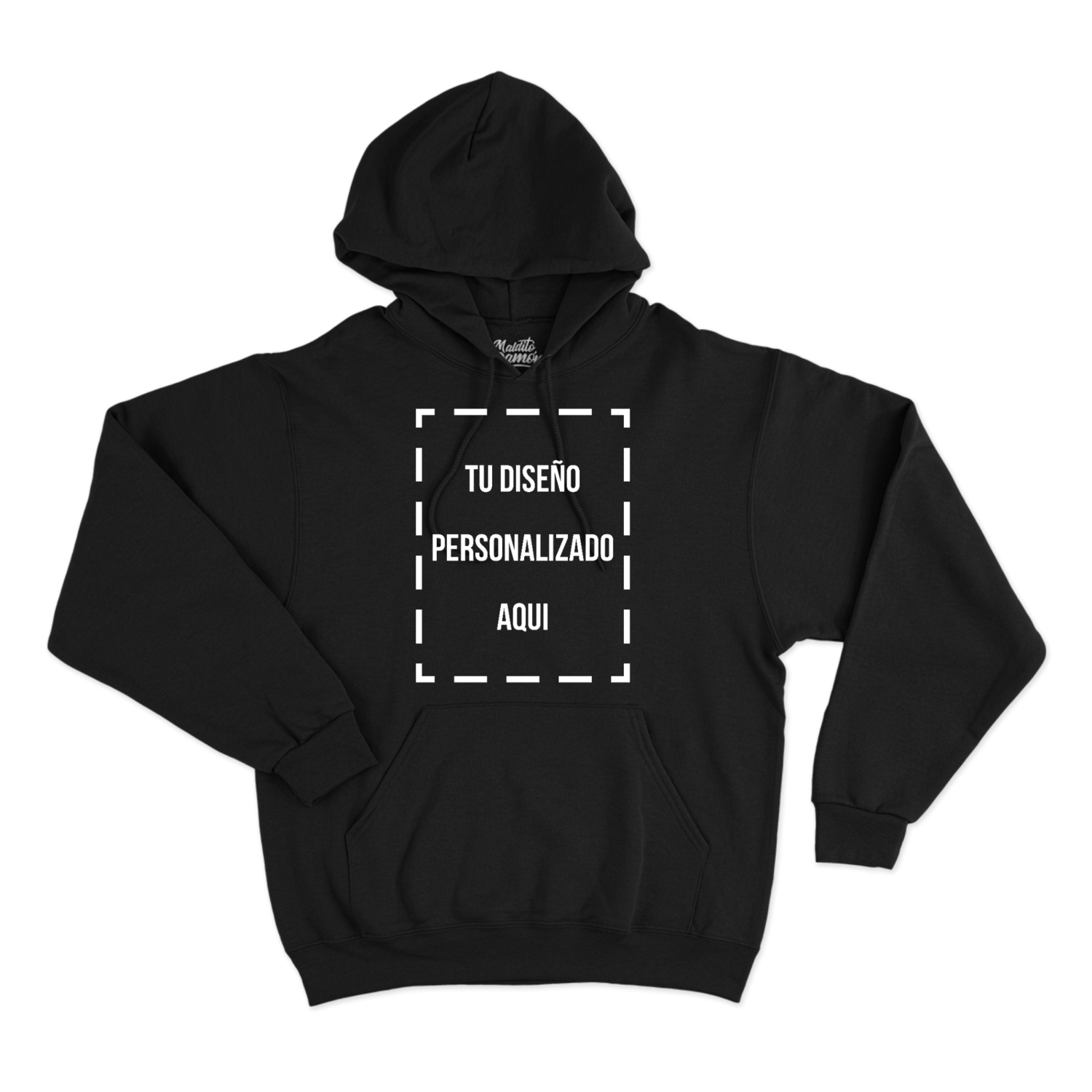Canguro personalizado - Frente y espalda