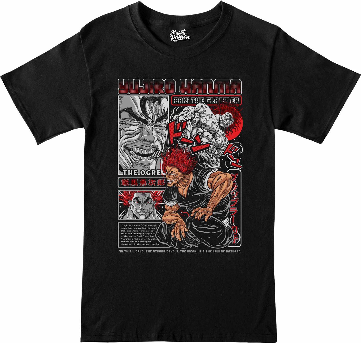 Remera Baki - Yujiro hanma
