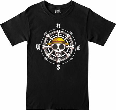 Remera One Piece - Puntos cardinales