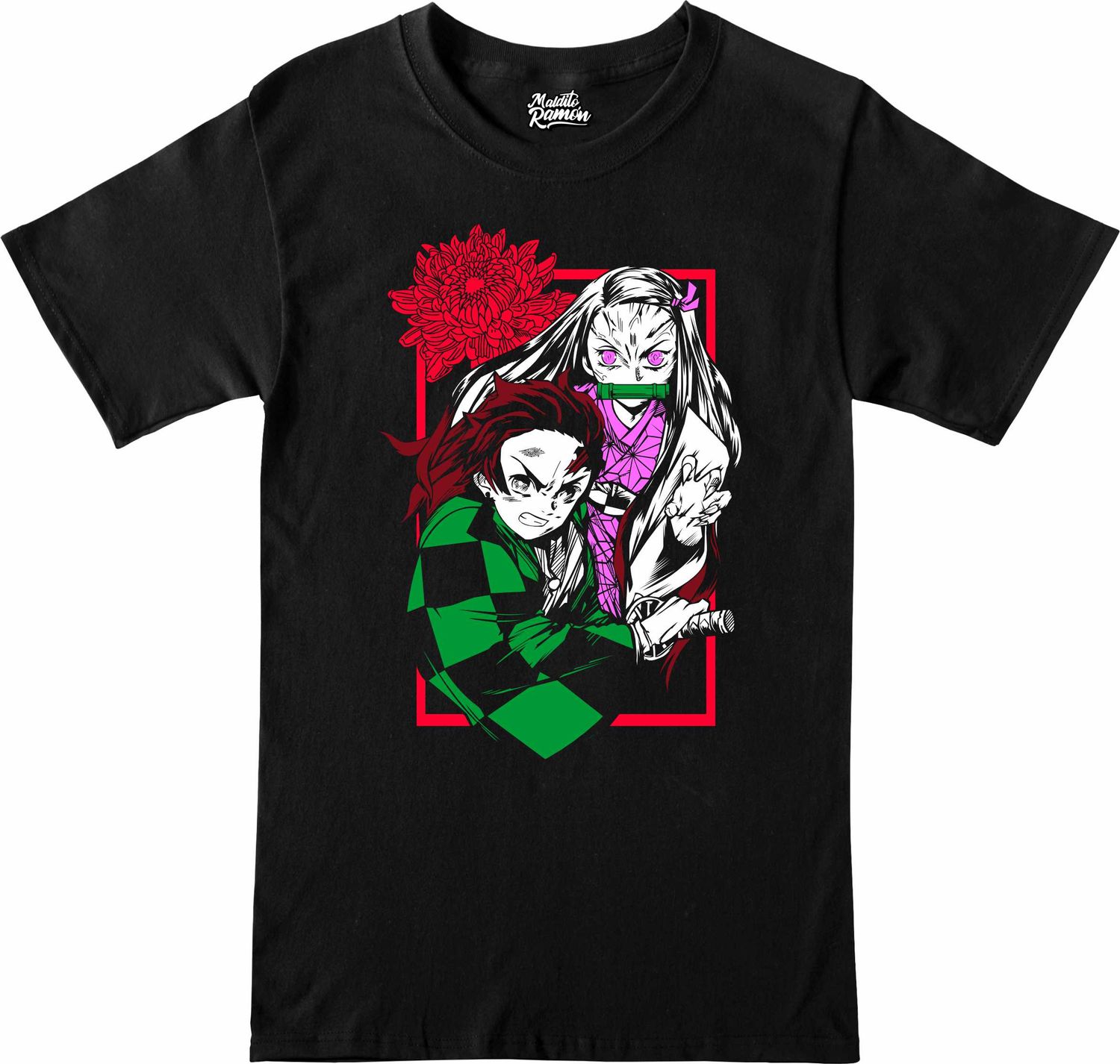 Remera Demon Slayer - Tanjiro y Nezuko