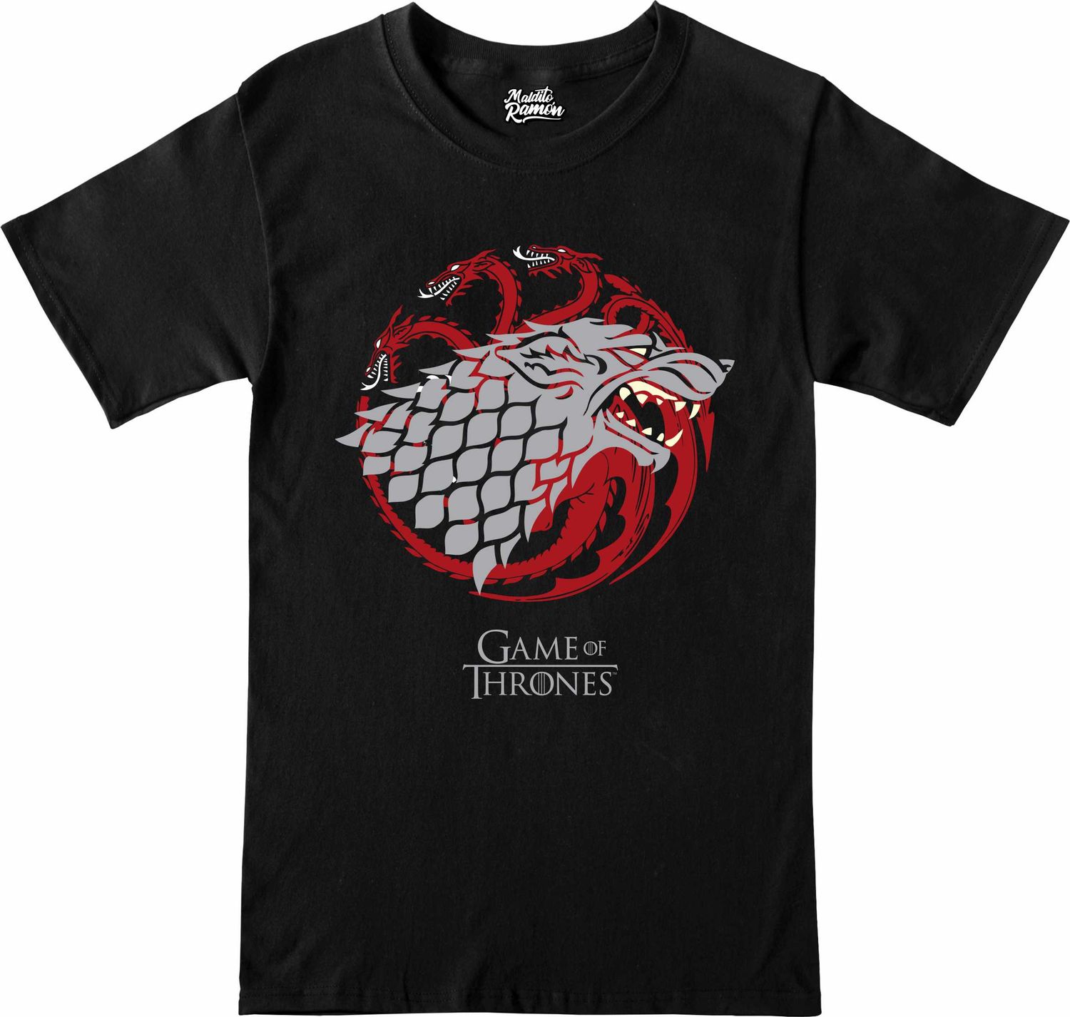 Remera Game of thrones dos casas
