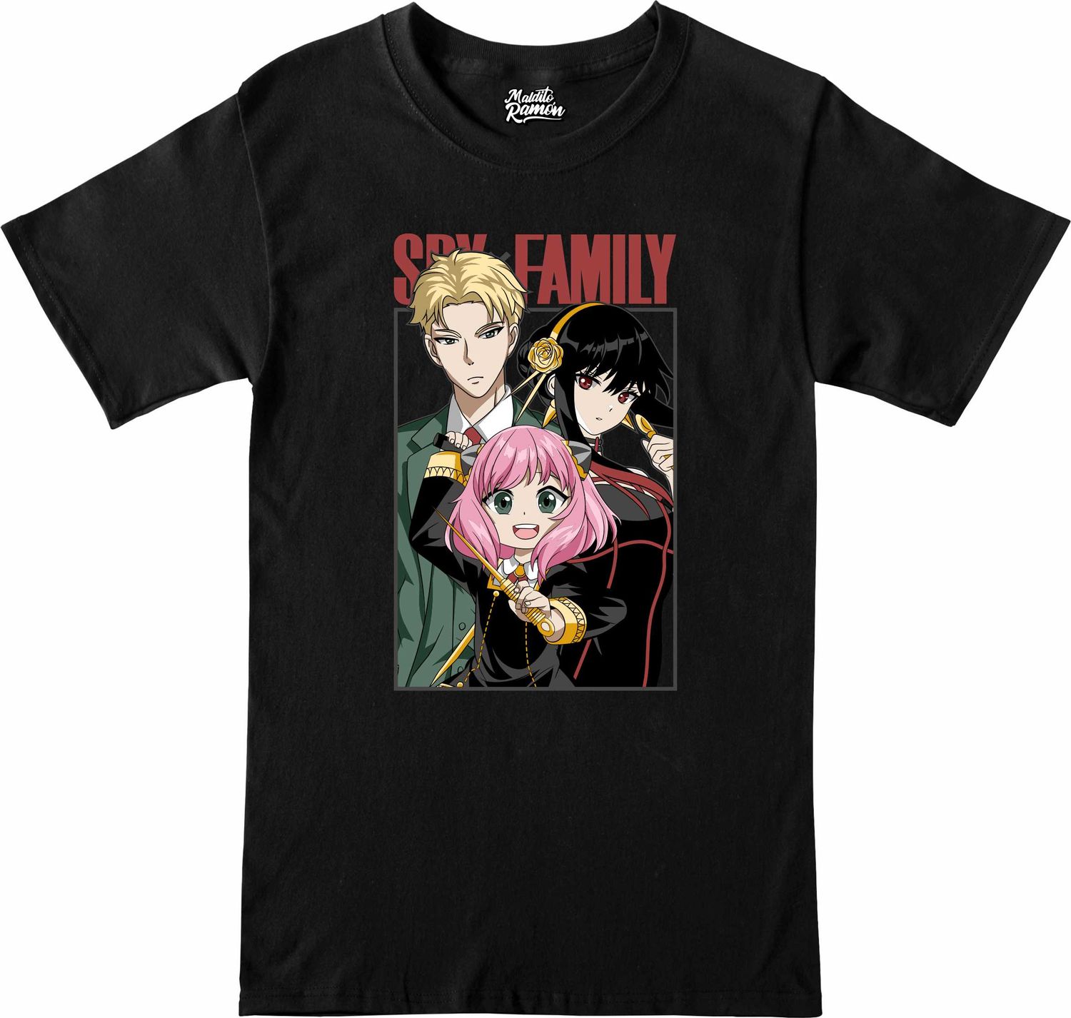 Remera Spy x Family - personajes