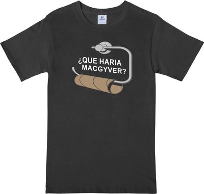 Remera ¿Qué haría MacGyver?