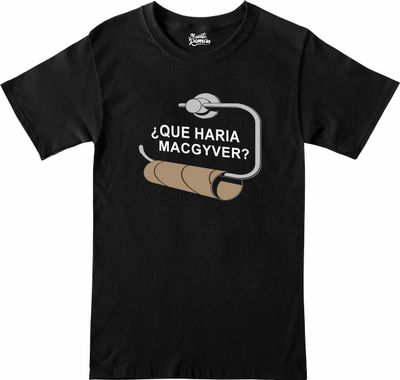 Remera ¿Qué haría MacGyver?