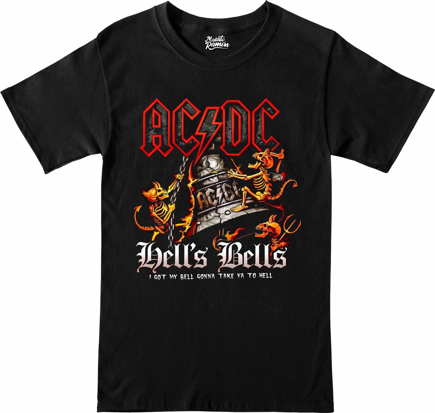 Remera ACDC Hells Bells