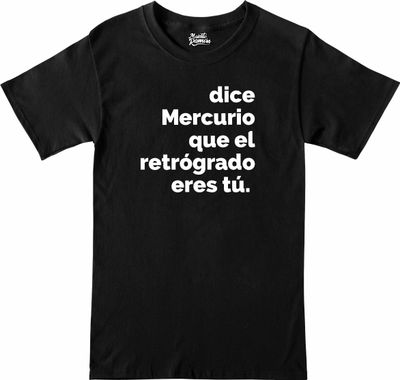 Remera Mercurio retrógrado