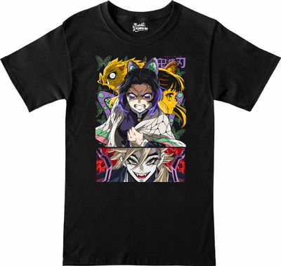 Remera Demon Slayer Shinobu vs Doma