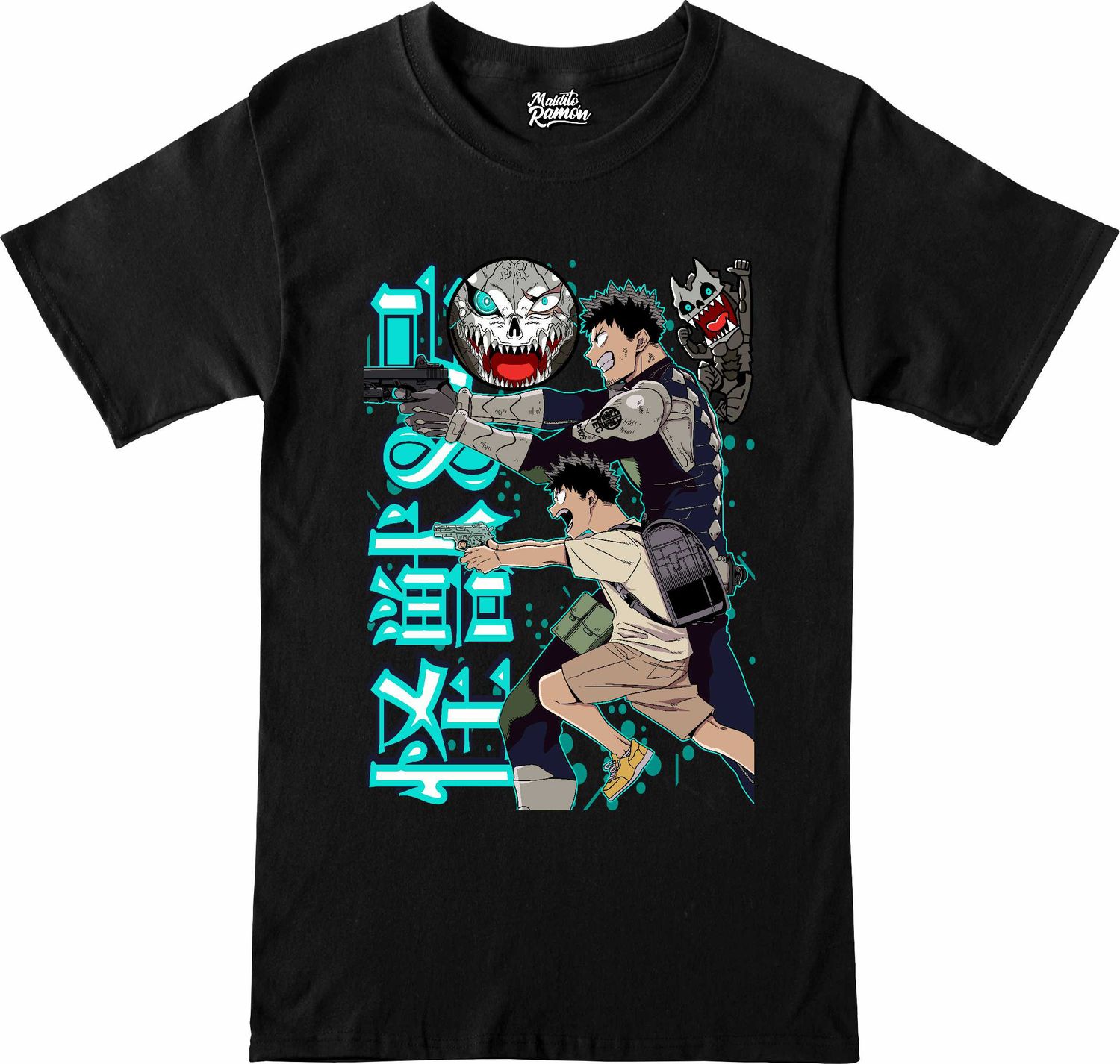 Remera Kaiju No. 8 - Kafka Hibino niño y adulto