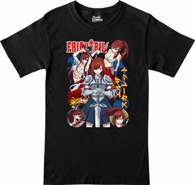 Remera Fairy Tail - Erza Scarlet Armadura
