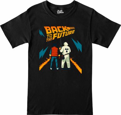 Remera Volver al futuro - Doc Brown y Marty McFly