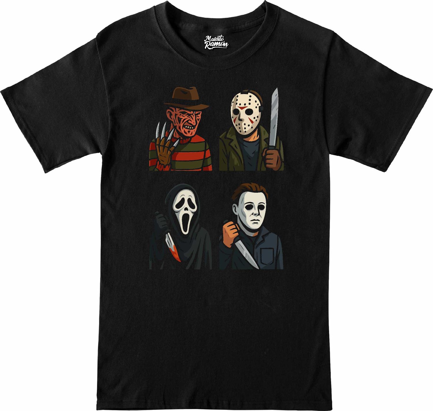 Remera Terror x4 Colores