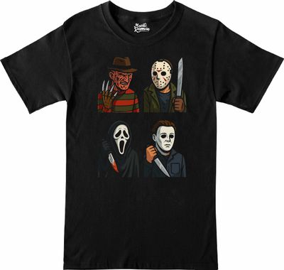 Remera Terror x4 Colores