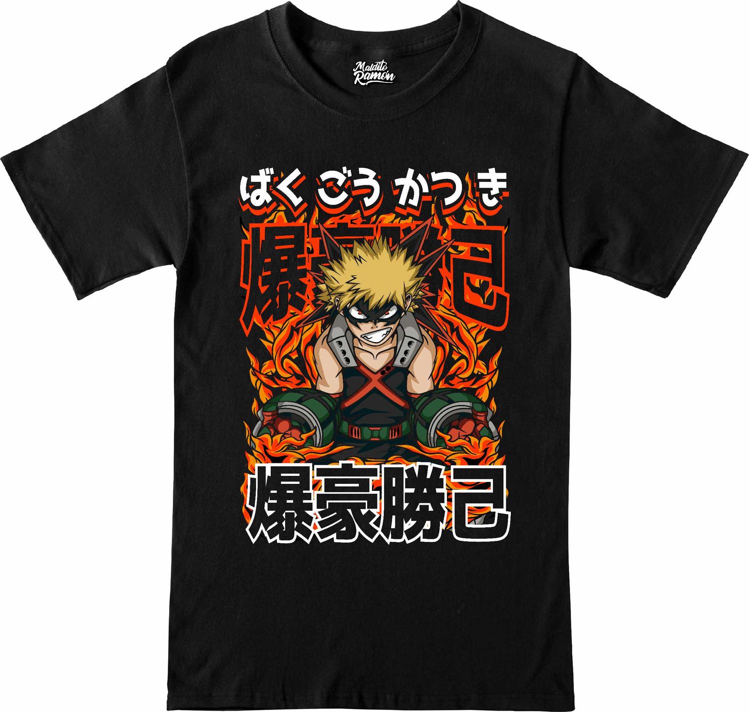 Remera My Hero Academia - Bakugo nuevo