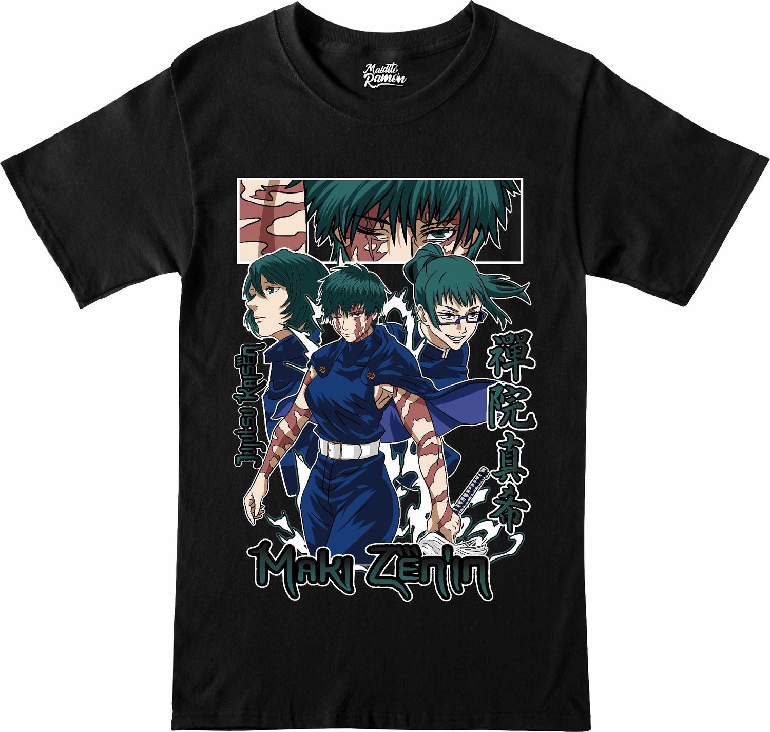 Remera Jujutsu Kaisen - Maki Zenin