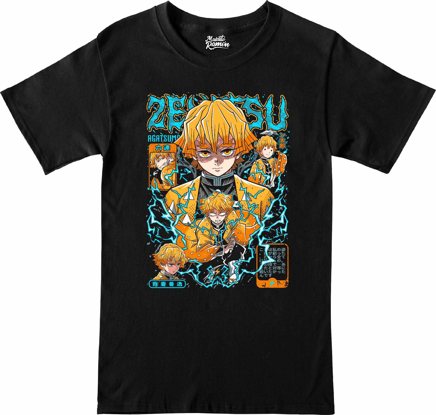 Remera Demon Slayer Zenitsu