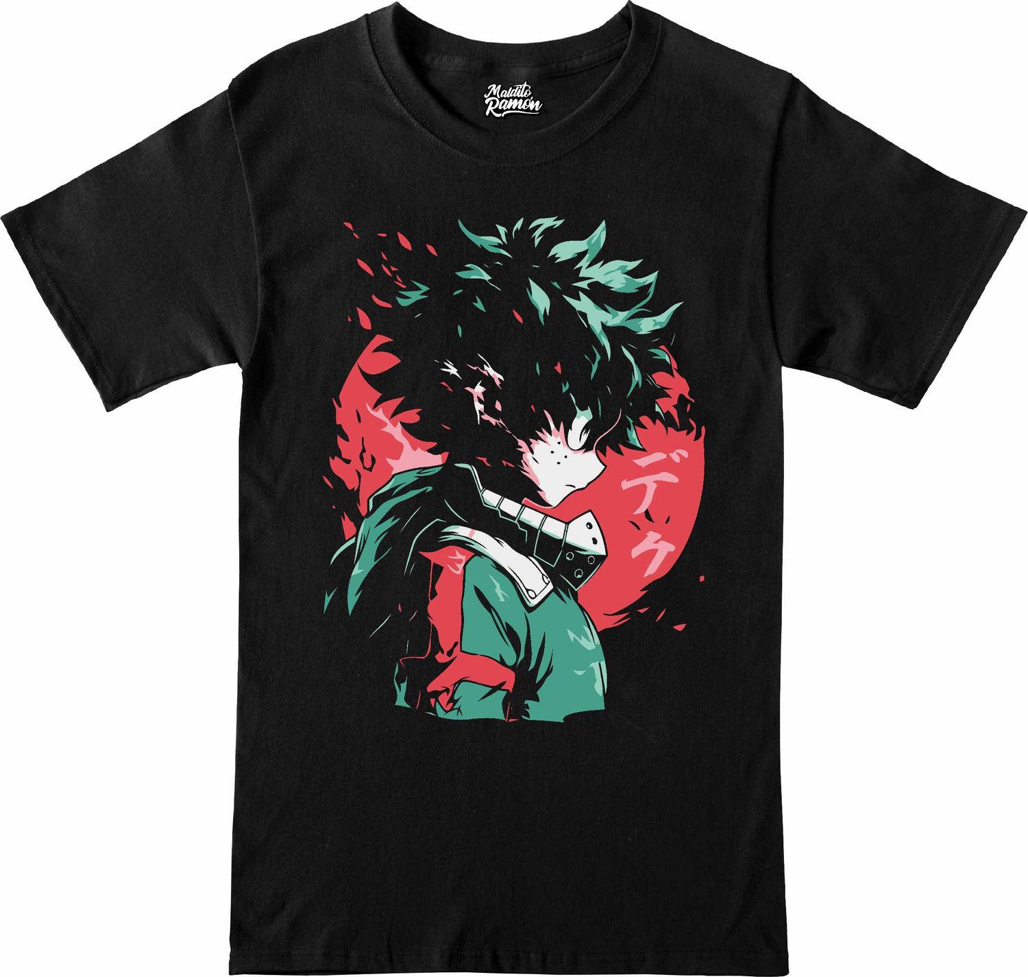 Remera My Hero Academia - Deku perfil