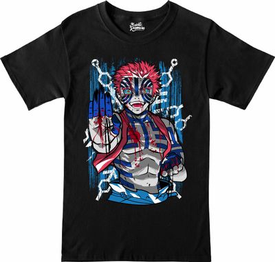 Remera Demon Slayer -Akaza