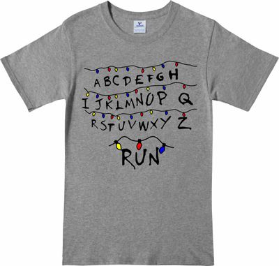 Remera Stranger Things Abecedario