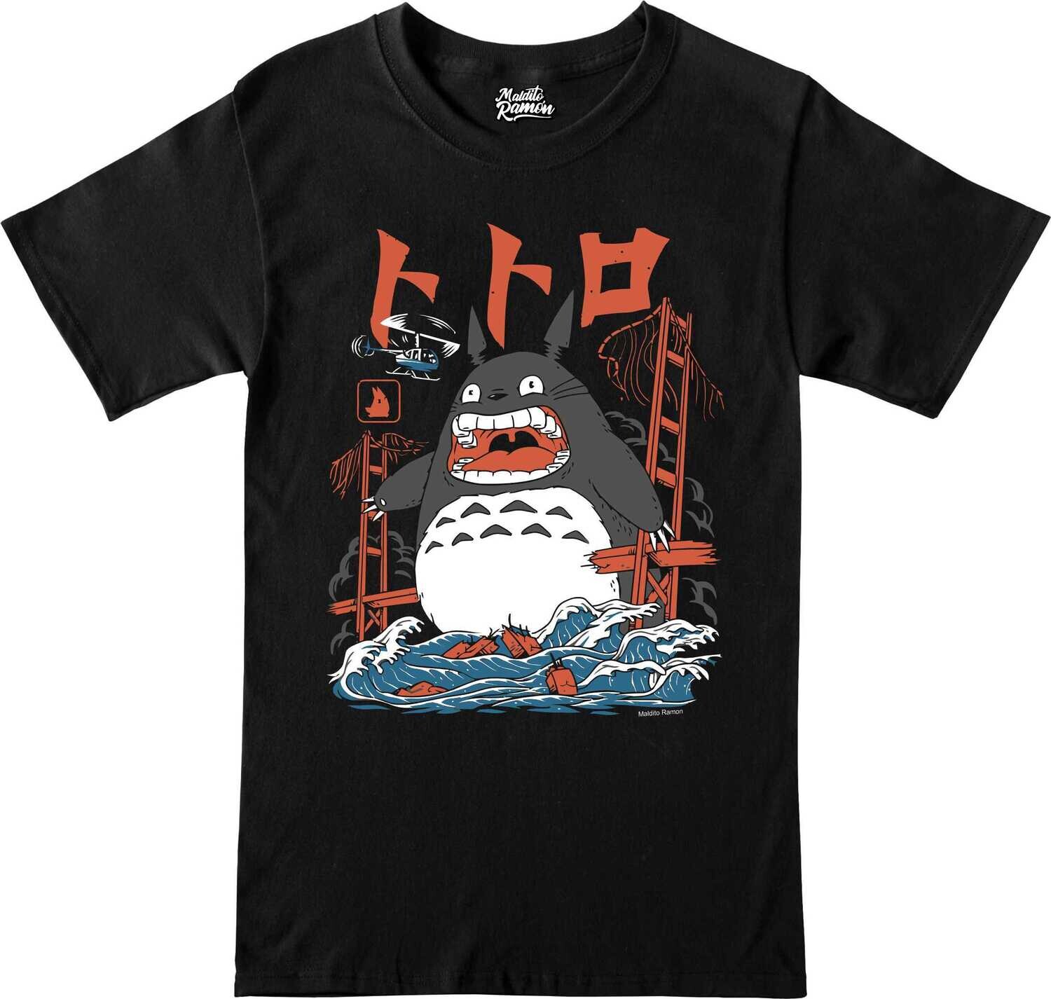 Remera Totoro Godzilla Parodia Kaiju - Ghibli