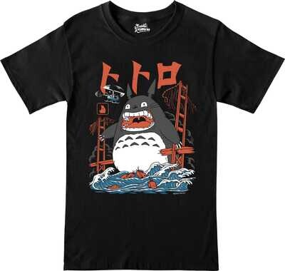 Remera Totoro Godzilla Parodia Kaiju - Ghibli