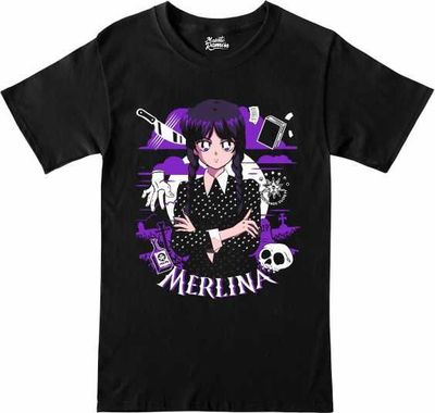 Remera Merlina - Anime
