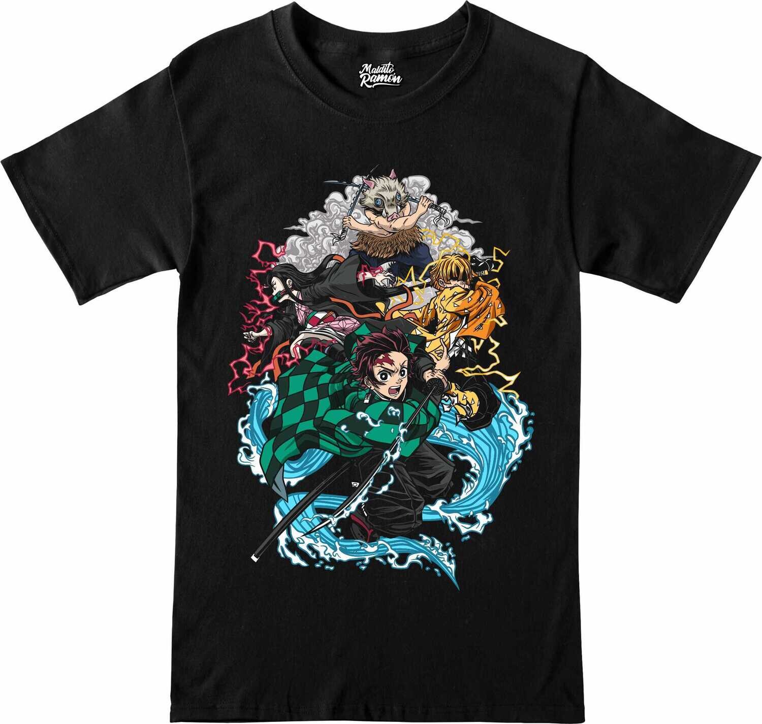 Remera Demon Slayer - Personajes