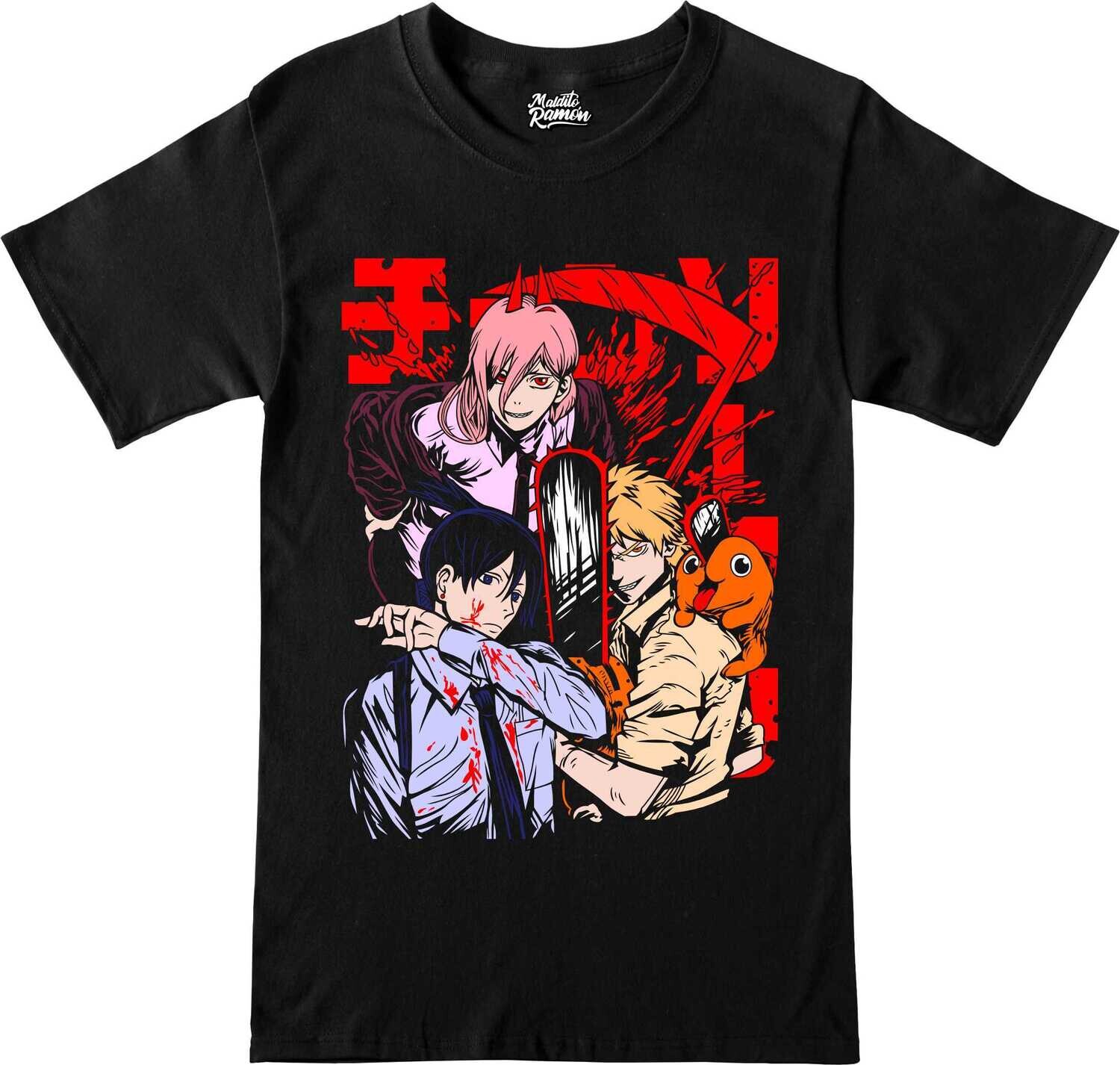 Remera Personajes - Chainsaw man