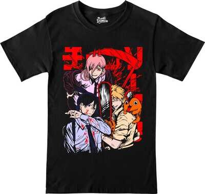 Remera Personajes - Chainsaw man