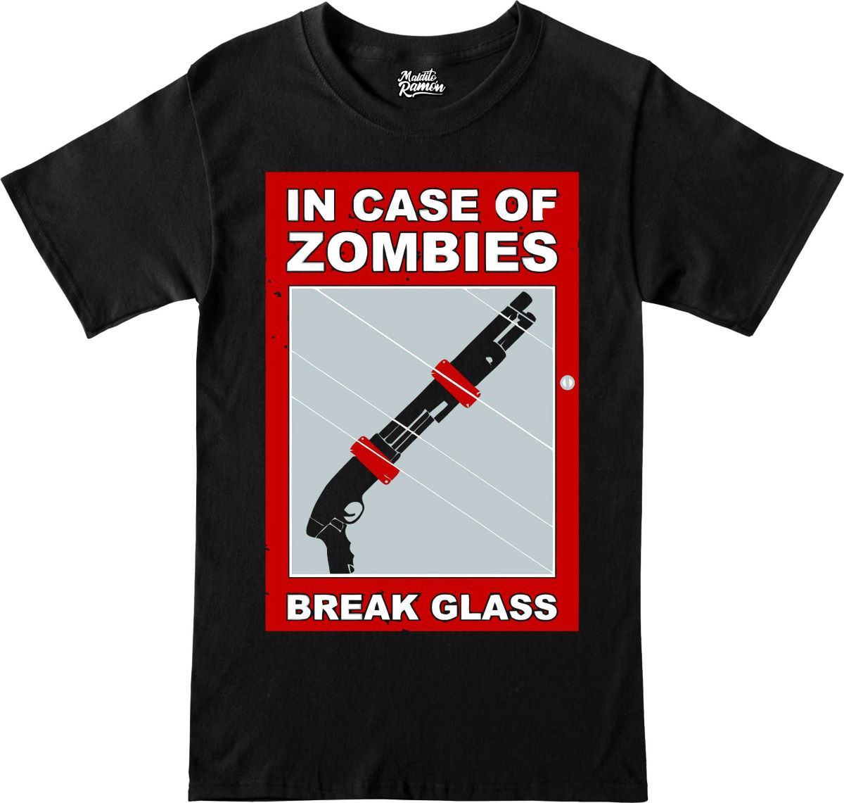 Remera En caso de Zombies