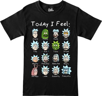 Remera Today I feel... - Rick and Morty