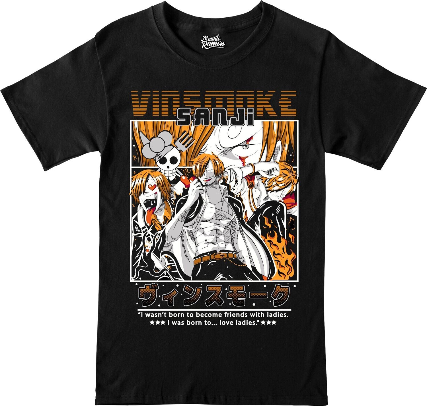 Remera Sanji - One Piece