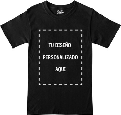 Remera personalizada - Frente y espalda