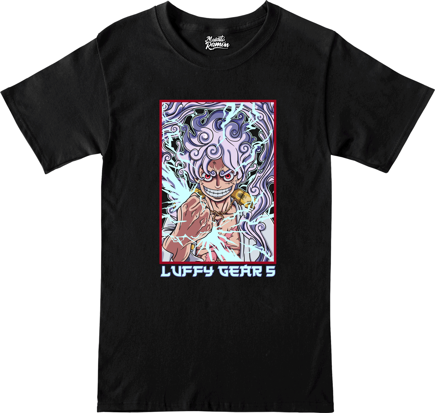 Remera Luffy Gear 5-Rayo - One Piece