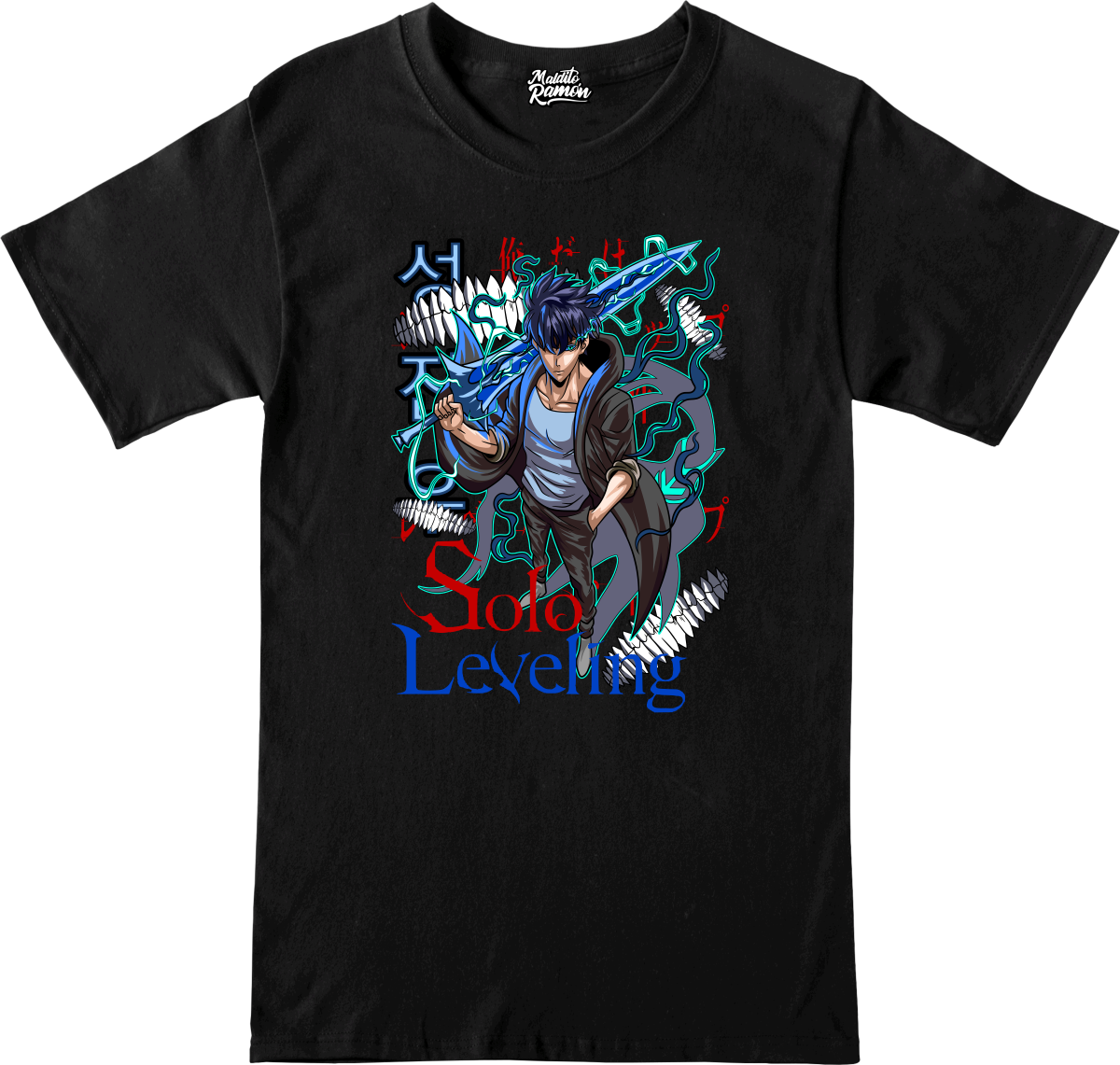 Remera Solo Leveling - El Monarca de las Sombras