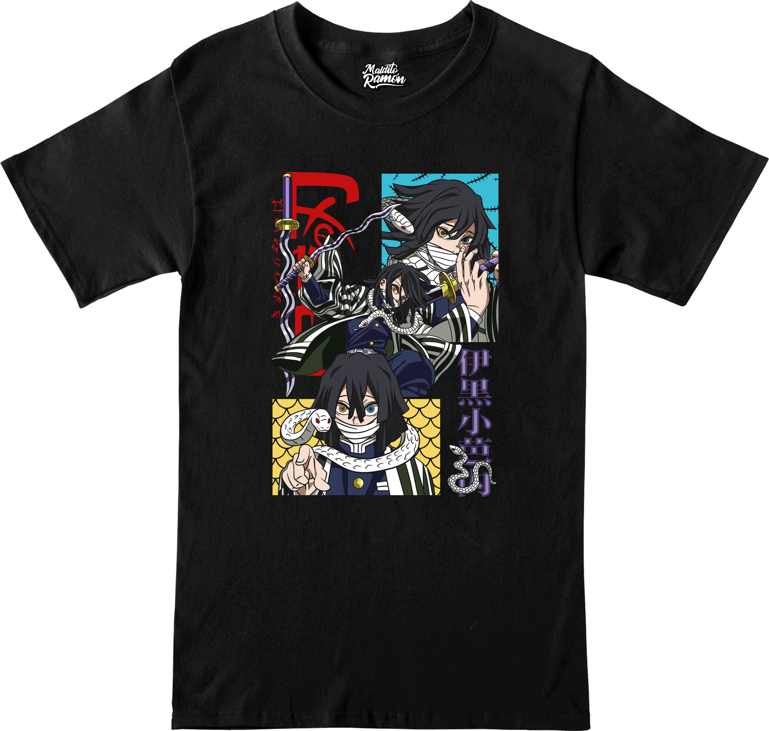 Remera Obanai Iguro - Demon Slayer