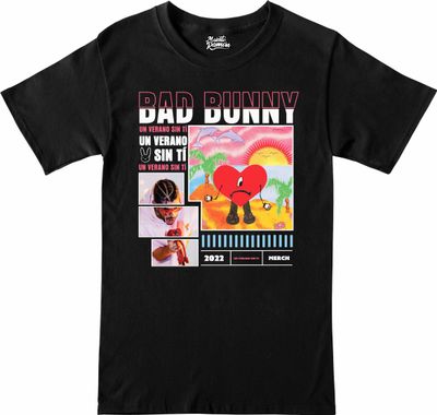 Remera Bad Bunny - Collage