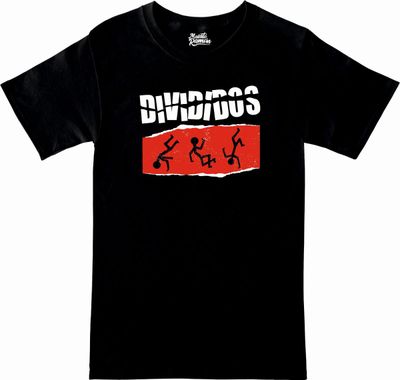 Remera Divididos - Blanco y rojo
