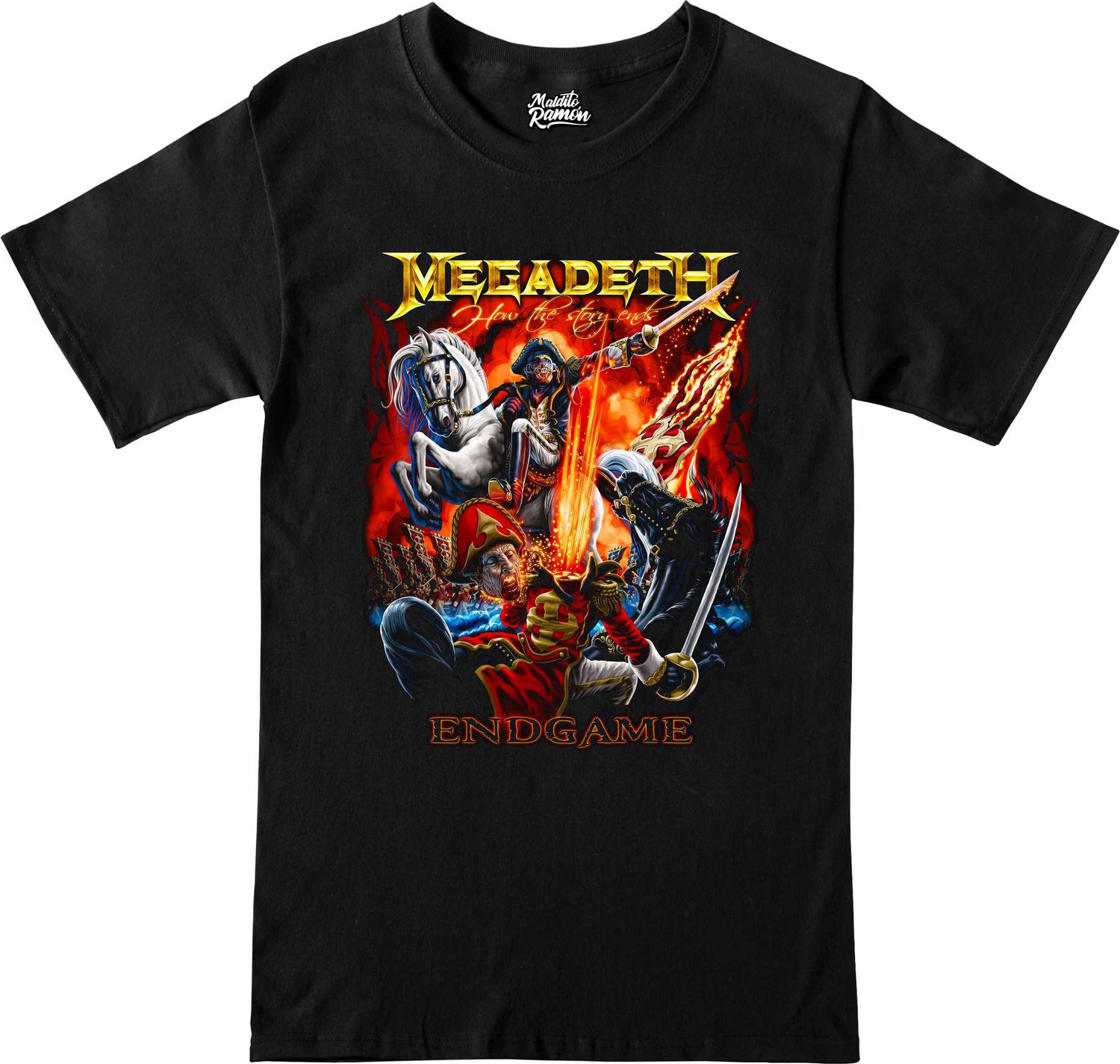 Diseño Megadeth Endgame - How the Story Ends