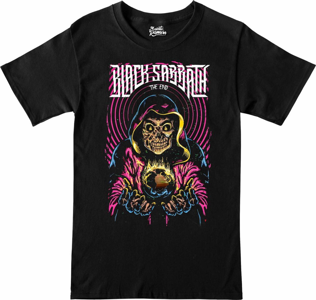 Remera Black Sabbath - Fucsia