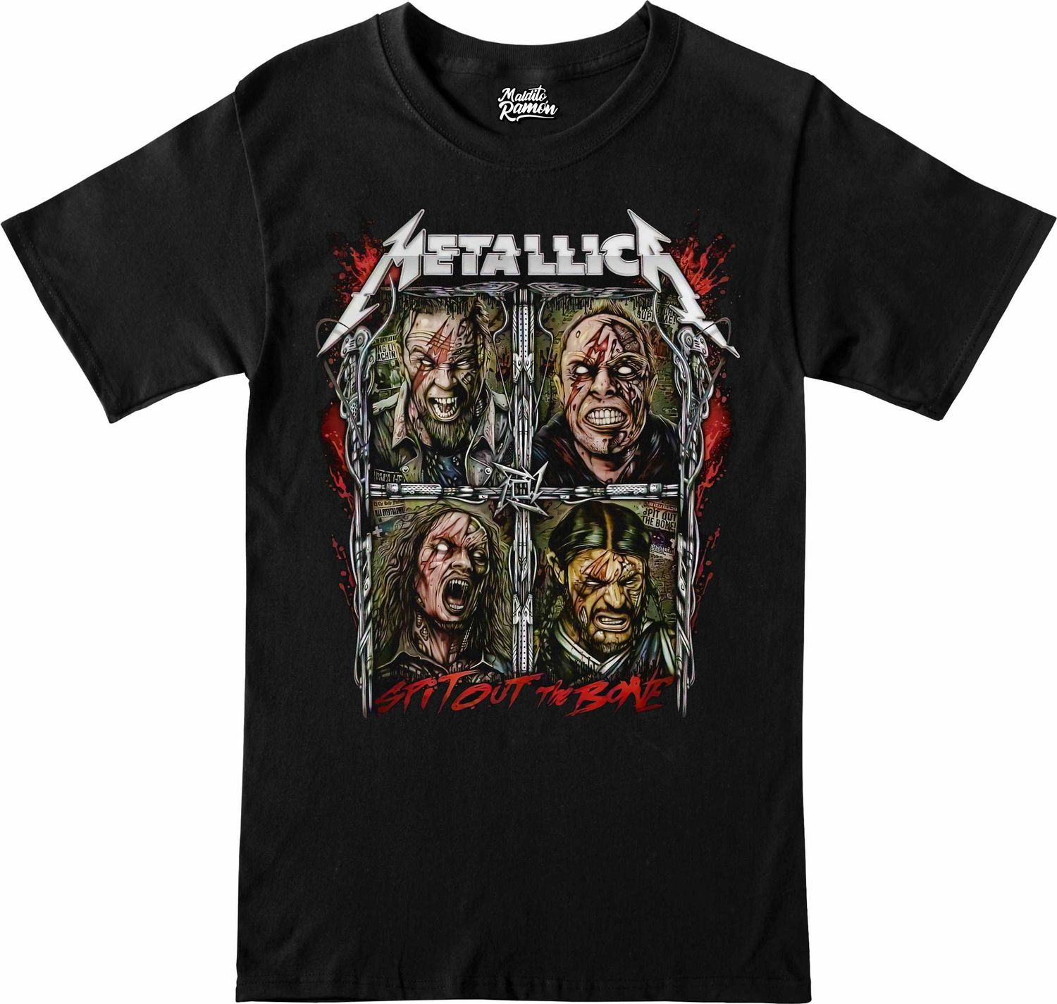 Remera Metallica - Spit Out the Bone