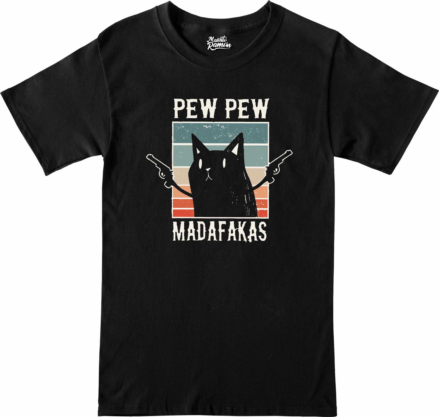 Remera Pew Pew Madafakas