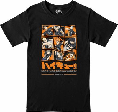 Remera Haikyuu - Viñetas Naranja