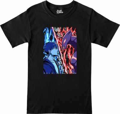 Remera Solo Leveling - Sung Jinwoo y hormiga