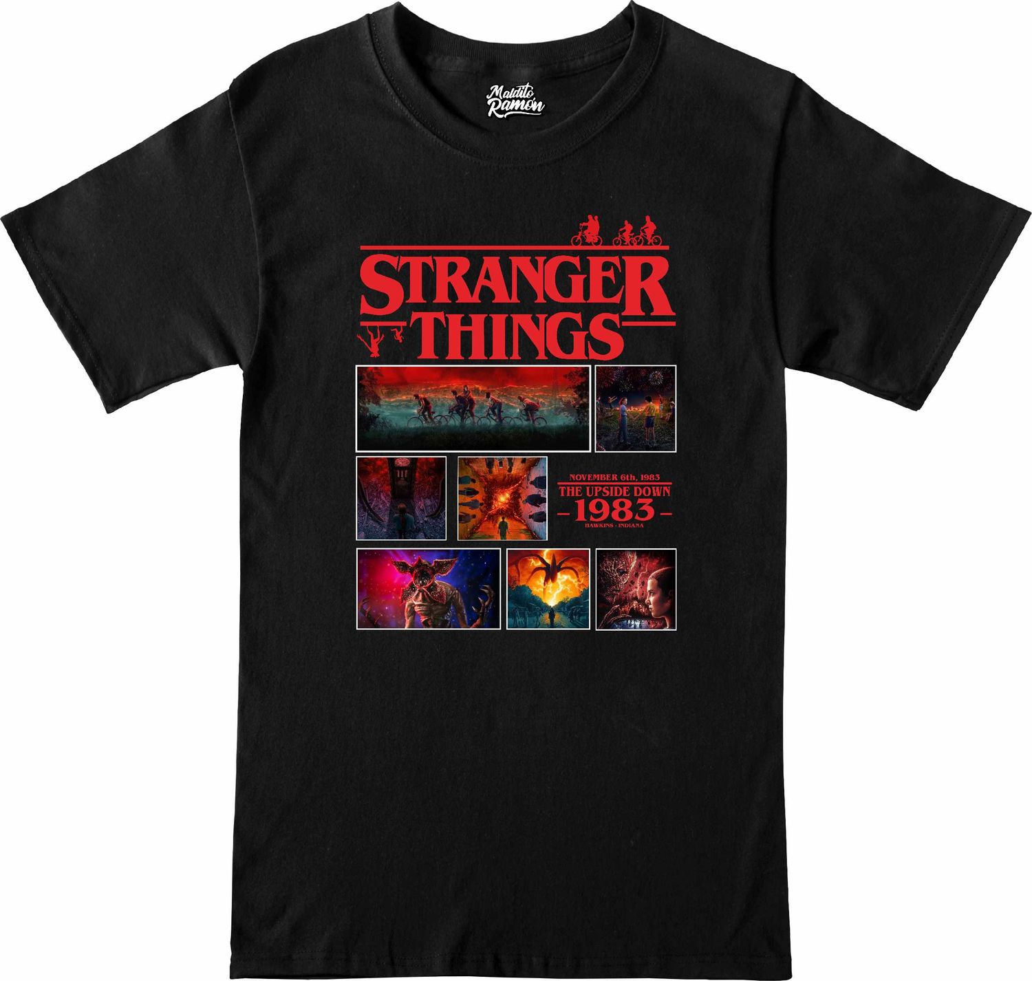 Remera Collage - Stranger Things