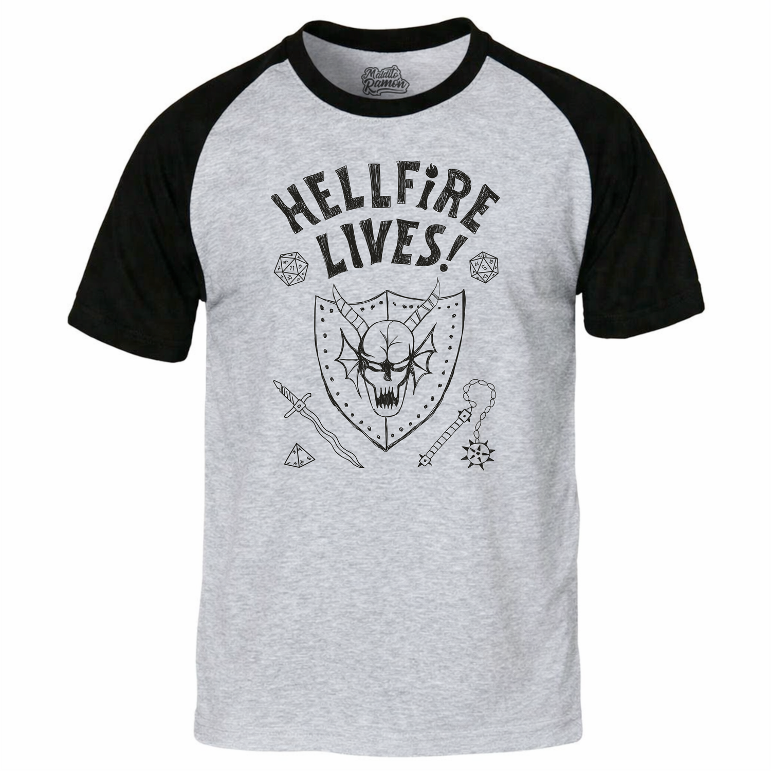 Remera Stranger Things Hellfire Lives