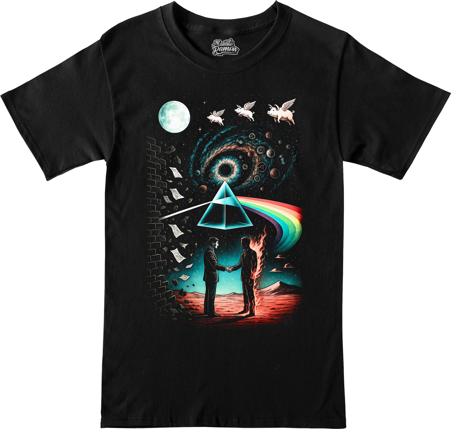 Remera Pink Floyd - Composición
