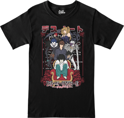 Remera Death Note - personajes