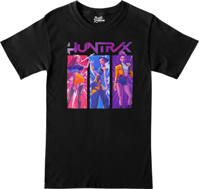Remera Guerreras K-pop - Huntrix Neón