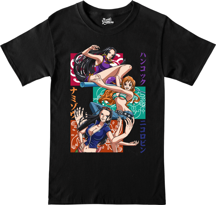 Remera One Piece - Boa Nami Robin
