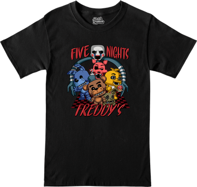 Remera Five Nights at Freddy's - Animatrónicos